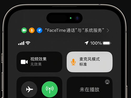 南桥镇苹果授权维修网点分享iPhone在通话时让你的声音更清晰 