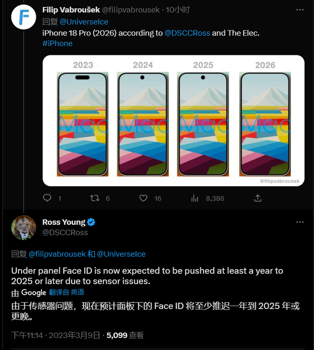 南桥镇苹果手机维修分享:屏下Face ID有什么优势？iPhone何时会有屏下Face ID？ 