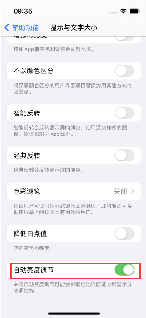 南桥镇苹果15维修店分享iPhone 15 Pro系列屏幕亮度 