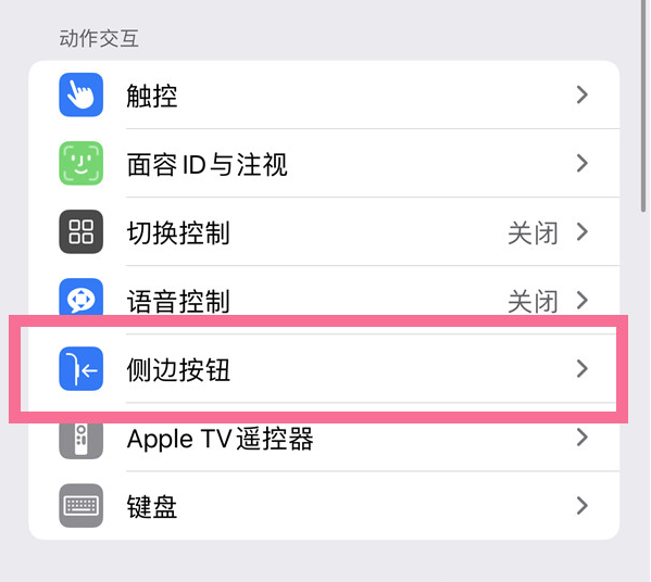 南桥镇苹果14维修店分享iPhone14 Plus侧键双击下载功能关闭方法 